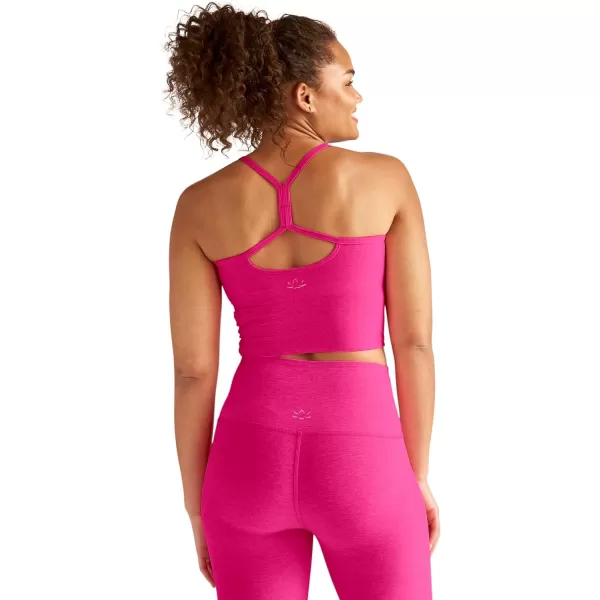 Beyond Yoga Womens Spacedye Slim Racerback TankPink Punch Heather