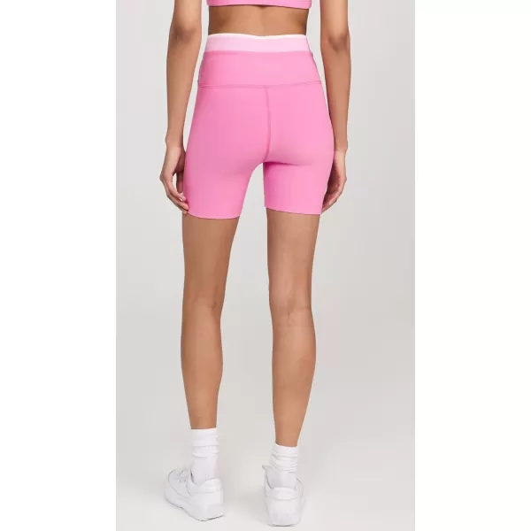 Beyond Yoga Womens Spacedye in The Mix Biker ShortsPink Bloom Heather