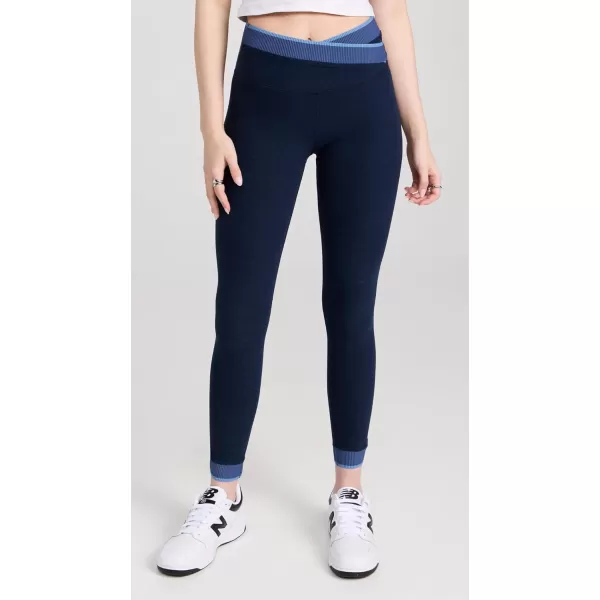 Beyond Yoga Womens Spacedye in The Mix High Waisted Midi LeggingsNocturnal Navy