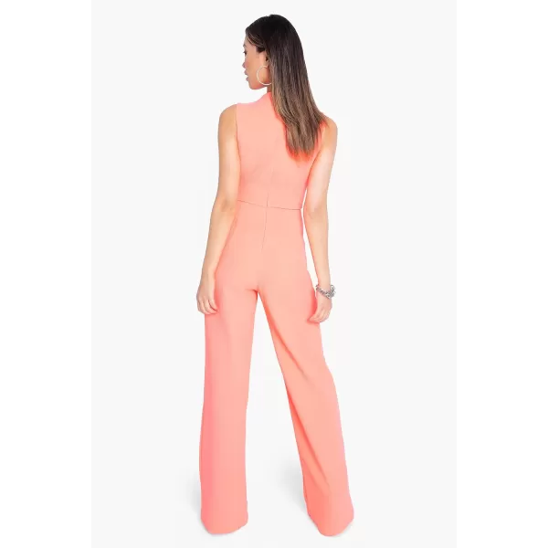 Black Halo Womens Corinne JumpsuitCandied Coral