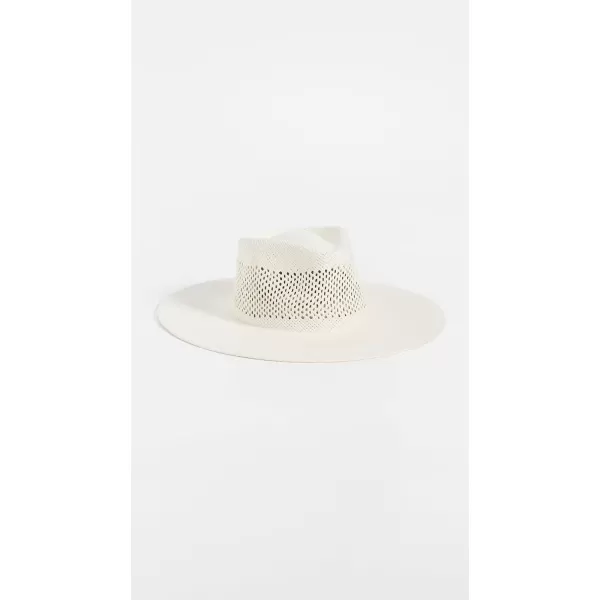 Brixton Womens Jo Panama Straw Rancher HatPanama White