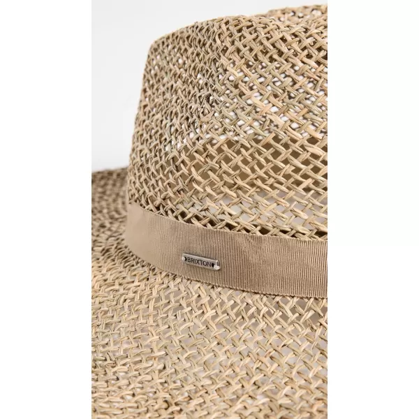 Brixton Womens Joanna Straw HatTan Seagrass