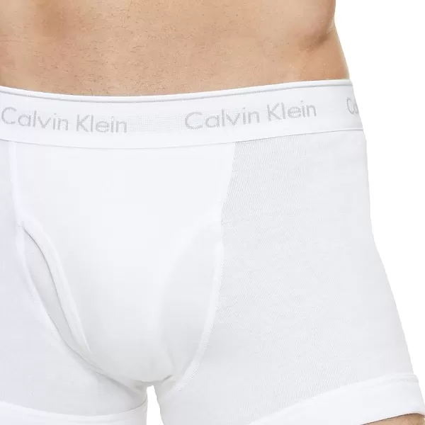 Calvin Klein Mens Cotton Classics 3Pack TrunkWhite