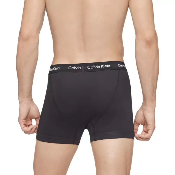 Calvin Klein Mens Cotton Stretch 3Pack Boxer Brief3 Black