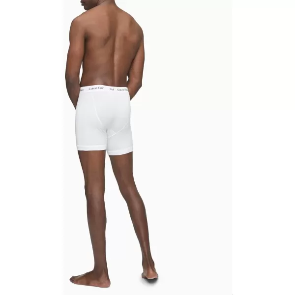 Calvin Klein Mens Cotton Stretch 3Pack Boxer Brief3 White