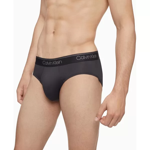 Calvin Klein Mens Micro Stretch 3Pack Brief3 Black