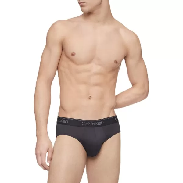 Calvin Klein Mens Micro Stretch 3Pack Brief3 Black