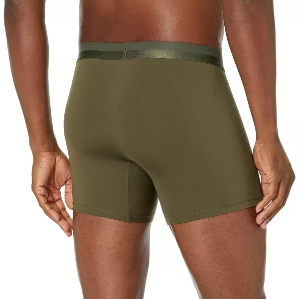 Calvin Klein Mens Modern Structure Micro Boxer BriefArmy Green