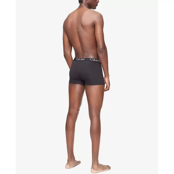 Calvin Klein Mens Trunk3 Black