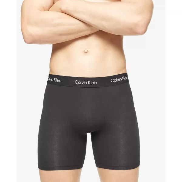 Calvin Klein Mens Ultra Soft Modern Modal Boxer BriefBlack