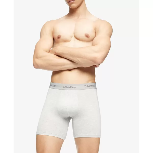 Calvin Klein Mens Ultra Soft Modern Modal Boxer BriefGrey Heather