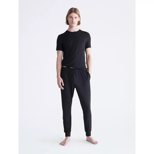 Calvin Klein Mens Ultra Soft Modern Modal Lounge JoggerBlack