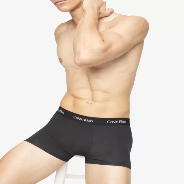 Calvin Klein Mens Ultra Soft Modern Modal TrunkBlack