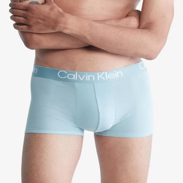 Calvin Klein Mens Ultra Soft Modern Modal TrunkTourmaline Grey Heather Sleek Grey