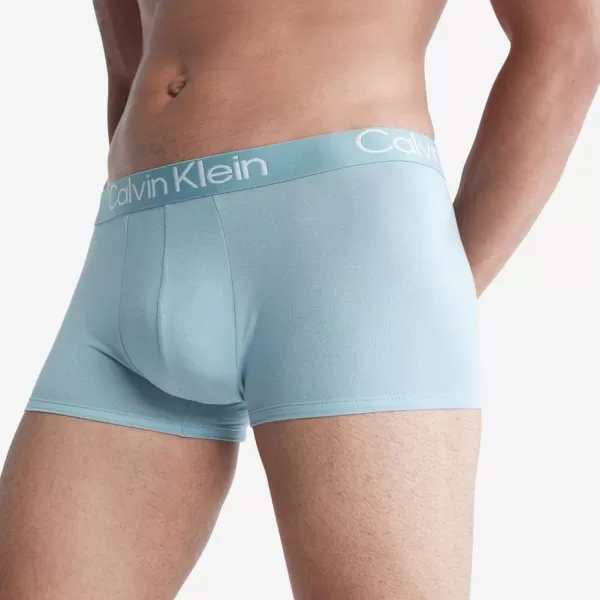 Calvin Klein Mens Ultra Soft Modern Modal TrunkTourmaline Grey Heather Sleek Grey