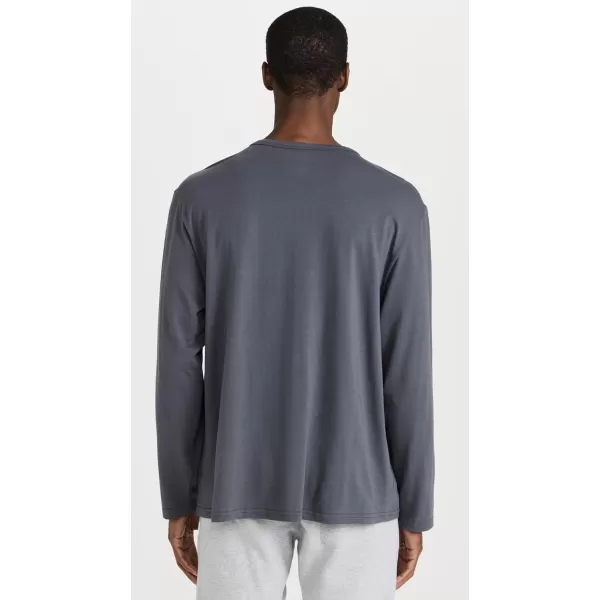 Calvin Klein Underwear Mens Modern Cotton Lounge Long Sleeve Crew Neck TopCharcoal Heather