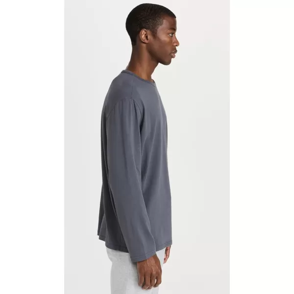 Calvin Klein Underwear Mens Modern Cotton Lounge Long Sleeve Crew Neck TopCharcoal Heather