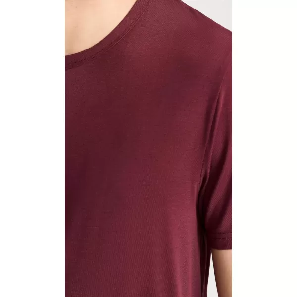 Calvin Klein Underwear Mens UltraSoft Modern Lounge Crew NeckTawny Port