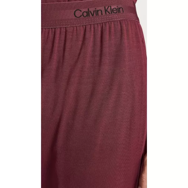 Calvin Klein Underwear Mens UltraSoft Modern Lounge JoggersTawny Port