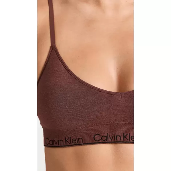 Calvin Klein Underwear Womens Modern Cotton Naturals Lightly Lined Triangle BraRum Raisin