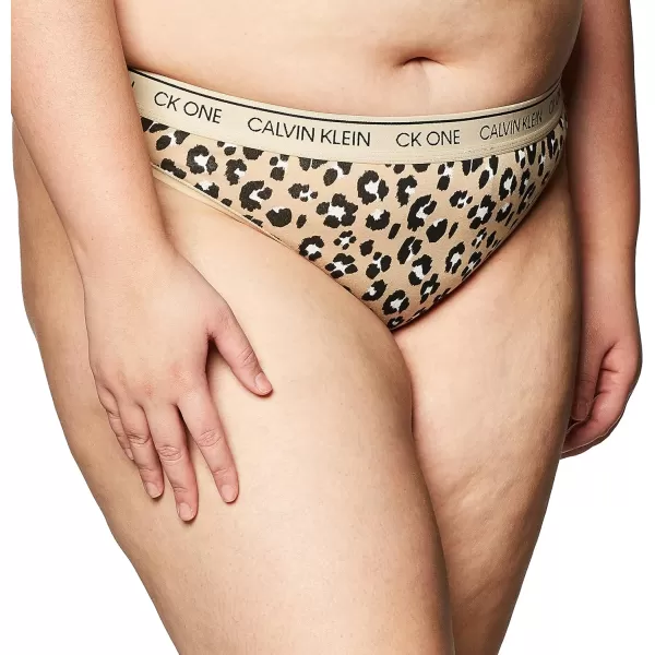 Calvin Klein Womens Ck One Cotton Thong PantyStephen Animal Print