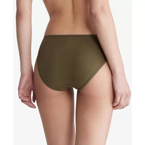 Calvin Klein Womens Form BikiniDark Olive