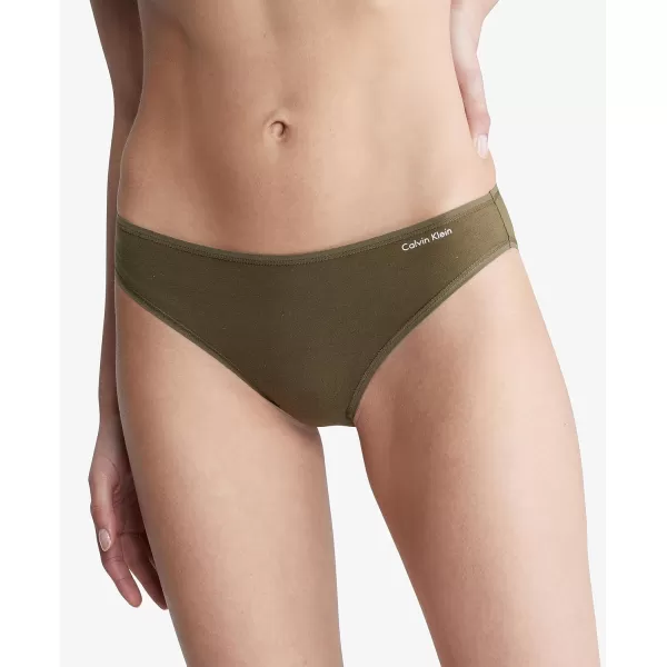 Calvin Klein Womens Form BikiniDark Olive