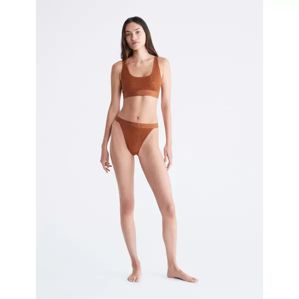 Calvin Klein Womens Intrinsic Unlined BraletteWarm Bronze