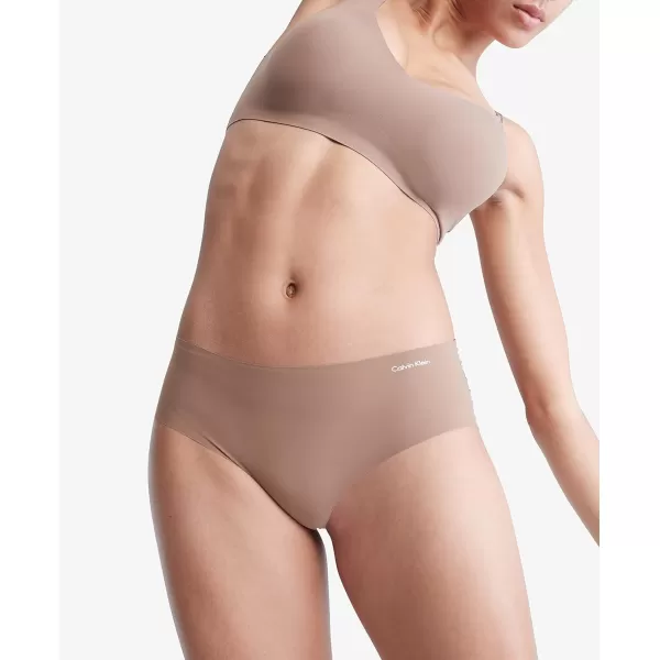 Calvin Klein Womens Invisibles Hipster PantyMauve Brown