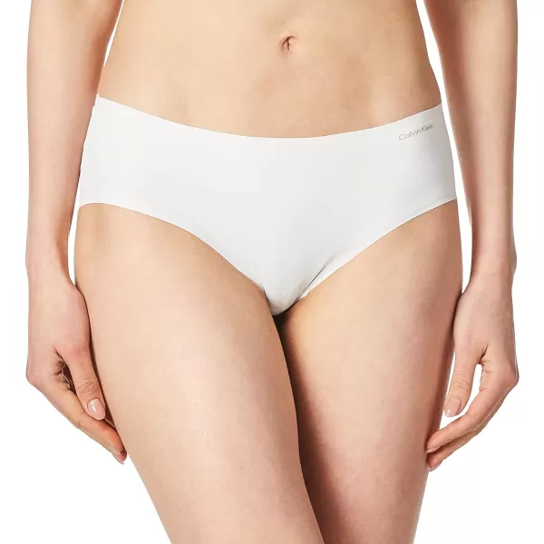 Calvin Klein Womens Invisibles Hipster PantyWhite