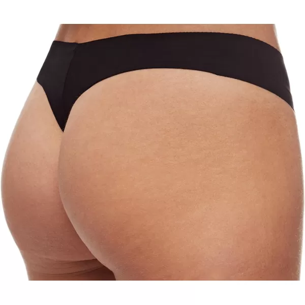 Calvin Klein Womens Invisibles Thong MultiPack Panty3 SpeakeasyLight CaramelBlack