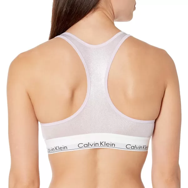 Calvin Klein Womens Modern Cotton BralettePink Wet Look