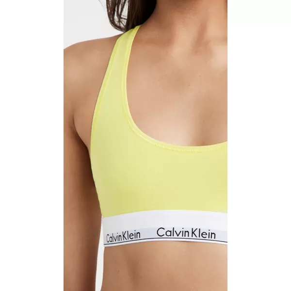 Calvin Klein Womens Modern Cotton BralettePop Yellow