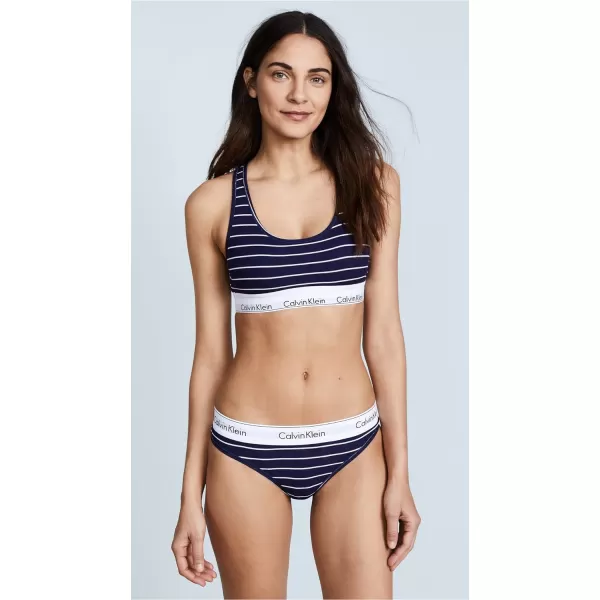 Calvin Klein Womens Modern Cotton BraletteSimple StripeSiren Song