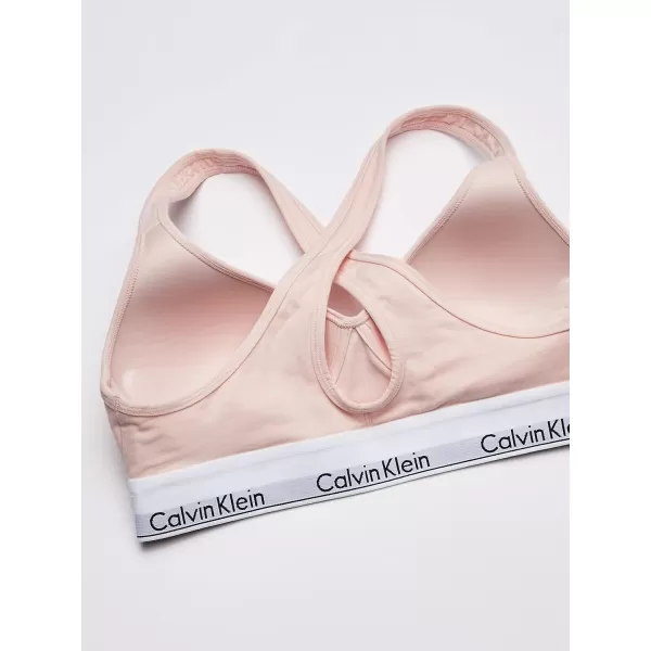 Calvin Klein Womens Modern Cotton Lightly Lined Wireless BraletteNymphs Thigh