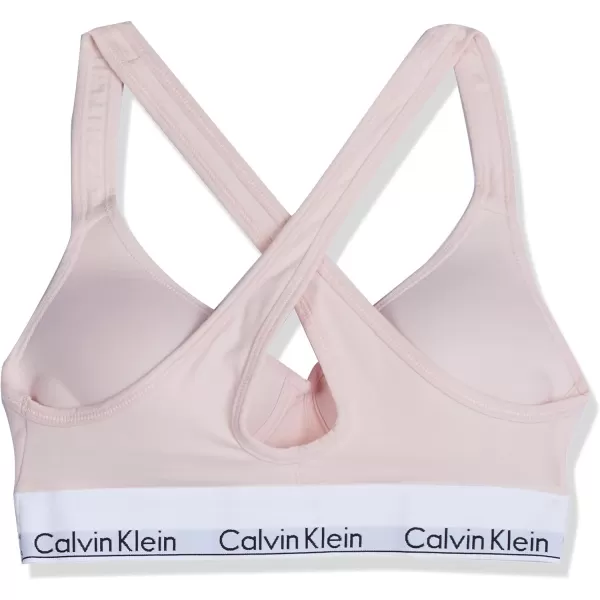 Calvin Klein Womens Modern Cotton Lightly Lined Wireless BraletteNymphs Thigh