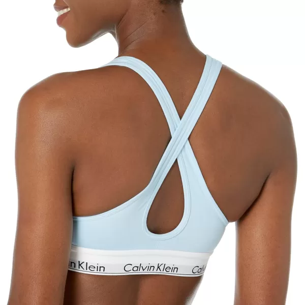 Calvin Klein Womens Modern Cotton Lightly Lined Wireless BraletteRain Dance