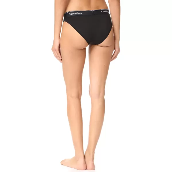 Calvin Klein Womens Modern Cotton Stretch Bikini PantyBlackBlack Web