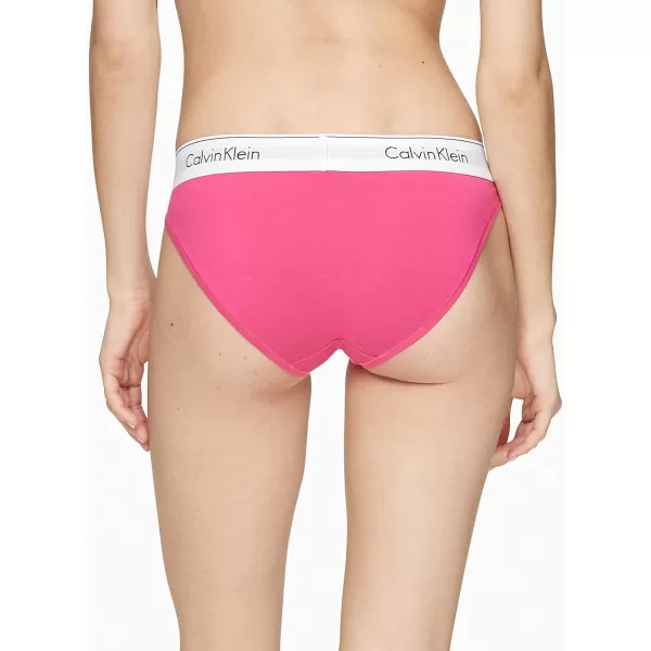 Calvin Klein Womens Modern Cotton Stretch Bikini PantyRaspberry Sorbet