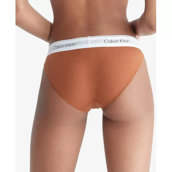 Calvin Klein Womens Modern Cotton Stretch Bikini PantyWarm Bronze