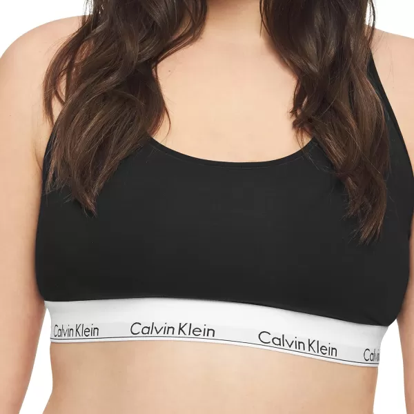 Calvin Klein Womens Modern Cotton Unlined Wireless BraletteBlack