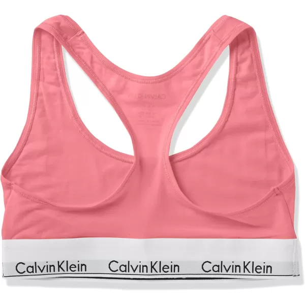 Calvin Klein Womens Modern Cotton Unlined Wireless BraletteRosey Dream