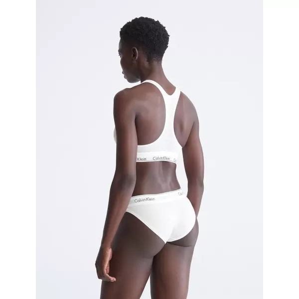 Calvin Klein Womens Modern Cotton Unlined Wireless BraletteWhite