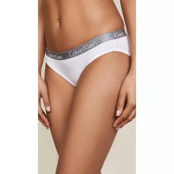 Calvin Klein Womens Radiant Cotton Bikini Panty 3 PackBqa BlackWhite 3