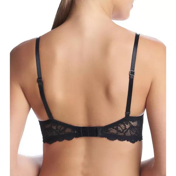 Calvin Klein Womens Seductive Comfort with Lace Demi BraBlack