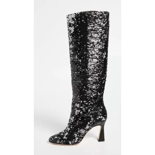 Chelsea Paris Womens Zora BootsBlackSilver