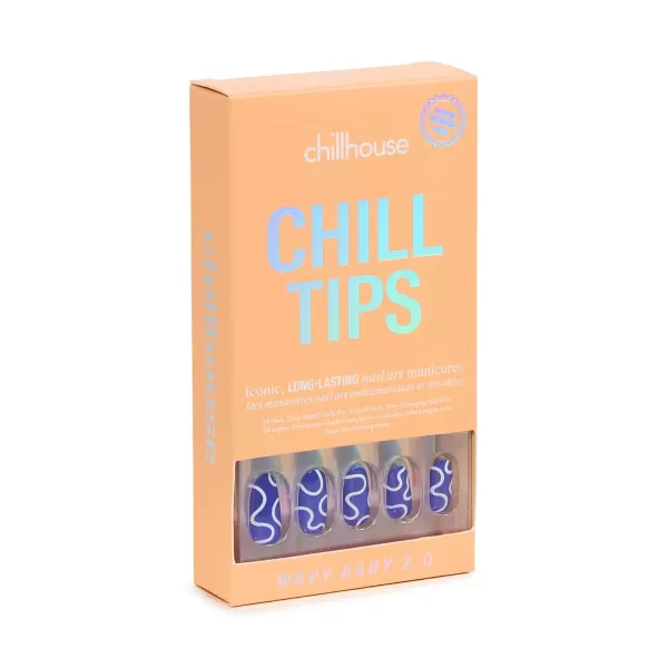 Chillhouse Womens Wavy Baby 20 Nail Kit One SizeChillhouse Womens Wavy Baby 20 Nail Kit One Size