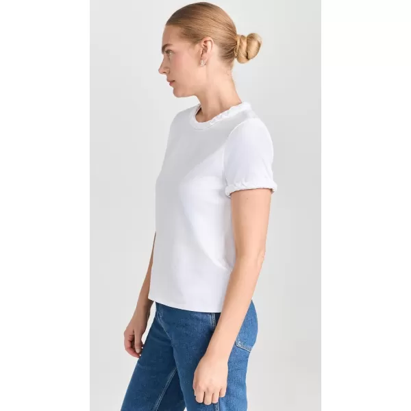 Cinq  Sept Womens Braided TeeWhite