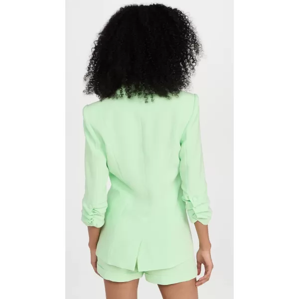 Cinq  Sept Womens Crepe Khloe BlazerGreen Papaya