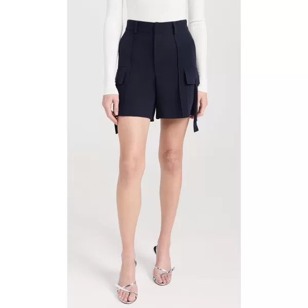 Cinq  Sept Womens Crepe Odilia ShortsNavy